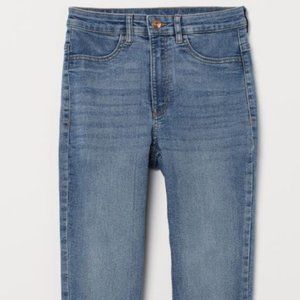H&M Super Skinny High Jeans / Size 4 / Light Denim Blue / NWT